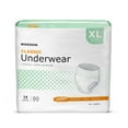 thumbnail image 1 of McKesson Classic Underwear, Incontinence, Light Absorbency, XL, 14 Ct, 1 of 10