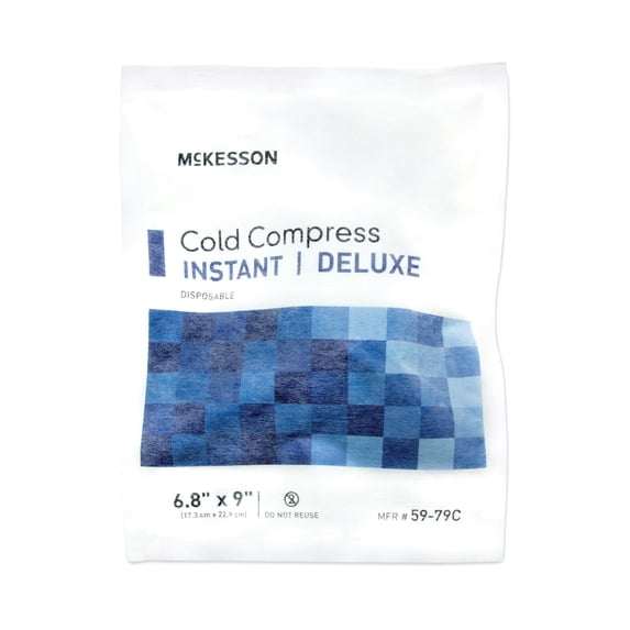 McKesson Cold Compress for Injury, Instant Cold Pack, 6 4/5 in x 9 in, 1 Count, 1 Pack