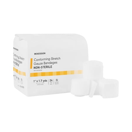 McKesson Conforming Bandage, 1 Inch x 1.7 Yard, 96 Count
