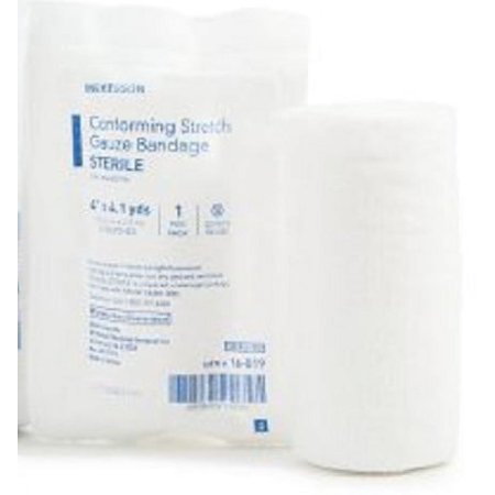 McKesson Conforming Bandage Poly Blend First Aid Gauze, 4 Inch X 4-1/10 Yard, 1 Count