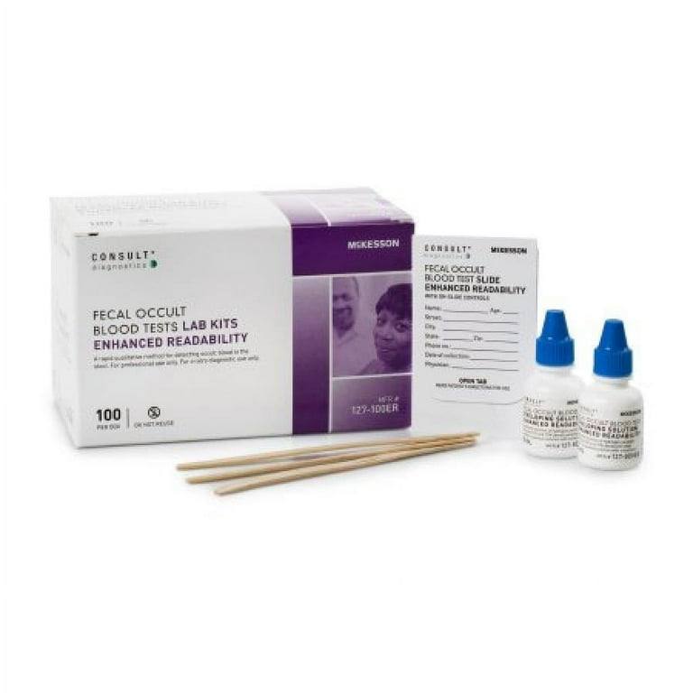 Rapid Test Kit McKesson Consult Colorectal Cancer Screening Fecal Occult Blood Test (FOBT) Rapid Test Kit McKesson Consult Colorectal Cancer Screening Fecal Occult Blood Test (FOBT)