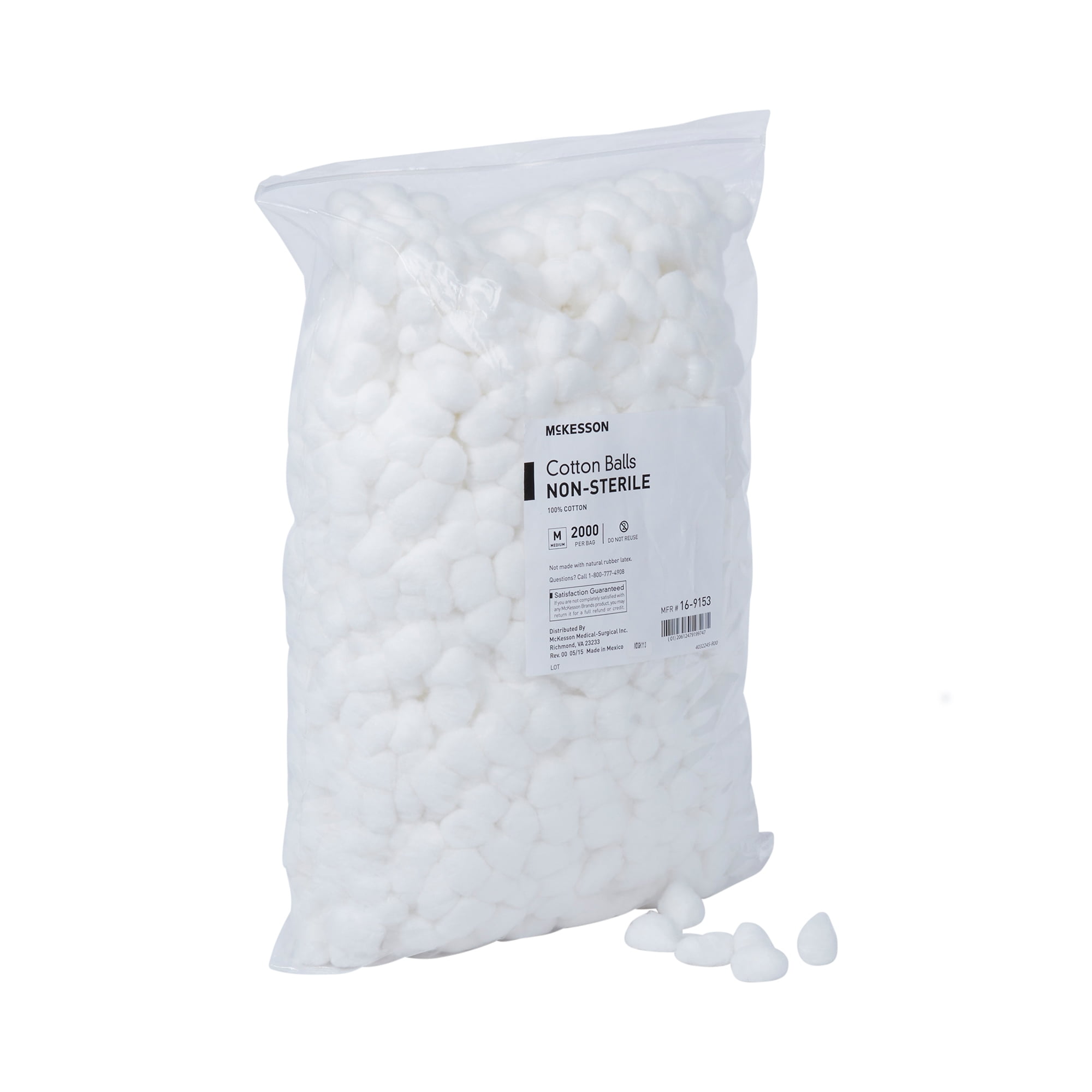  ForPro Basic Medium Cotton Balls, 100% Biodegradable