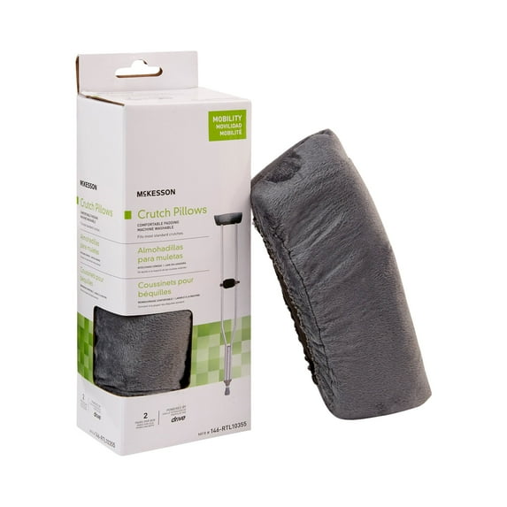 McKesson Crutch Foam Pillow for Underarm Crutch, 2 Count, 8 Pairs, 16 Total