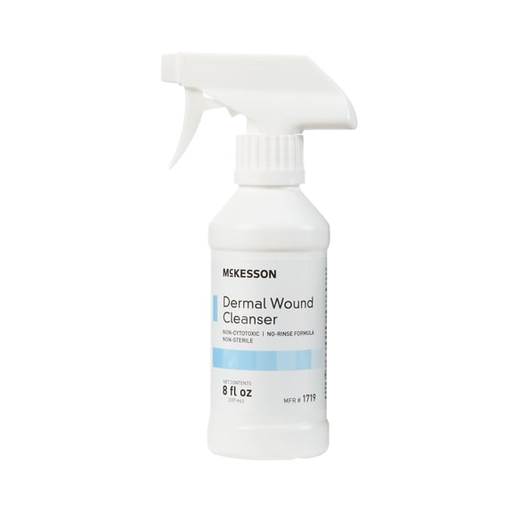 McKesson Dermal Wound Care Spray, No-Rinse First Aid Cleanser - 8 oz, 1 Ct