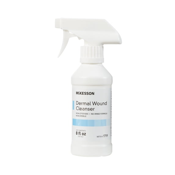 McKesson Dermal Wound Care Spray, No-Rinse First Aid Cleanser - 8 oz, 6 Ct