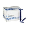 thumbnail image 1 of McKesson Disposable Razors - Twin Blade, Fixed Head Medical Razor, 50 Count, 2 Packs, 100 Total, 1 of 5