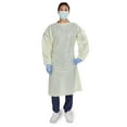 thumbnail image 1 of McKesson Disposable SMS Protective Procedure Gown Yellow One Size Fits Most 10 per Bag, 1 of 4
