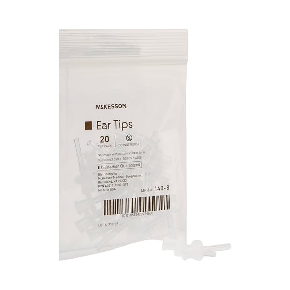 McKesson Ear Tips, Disposable - for use with Ear Wash Systems, 20 Count, 1 Pack