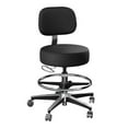 thumbnail image 1 of McKesson Exam Stool With Backrest Black 20 to 27-1/2'' Height Range 5 Casters 81-11001BFRUS393, 1 Ct, 1 of 4