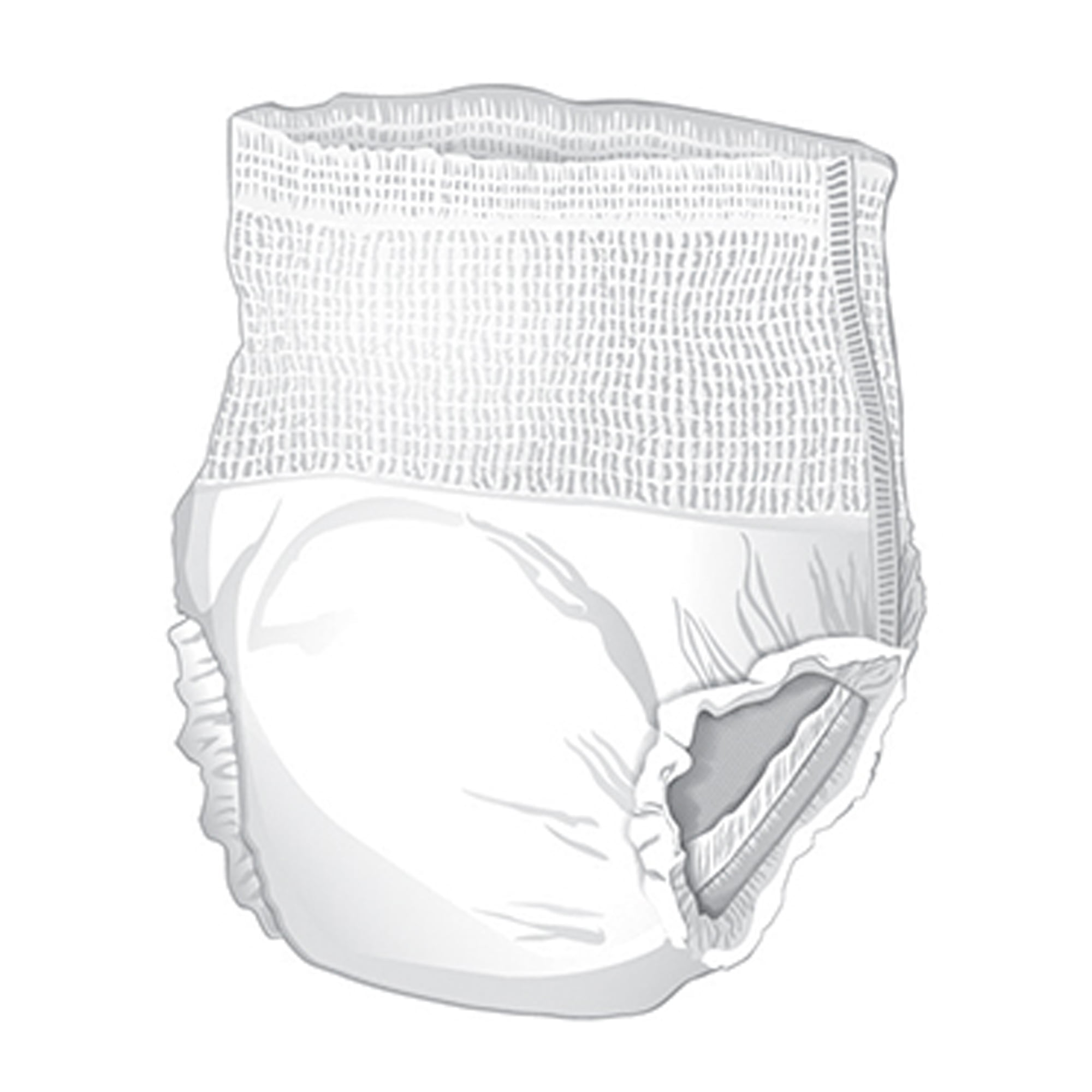 McKesson ExtendedWear Incontinence Underwear, Maximum Absorbency