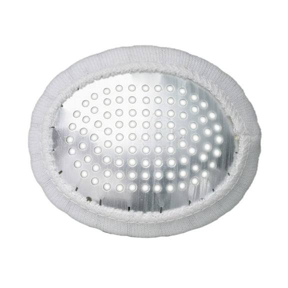 McKesson Eye Protectors, Aluminum Eye Shields, Cotton Cover - 2.5 in x 3 in, 50 Count, 1 Pack