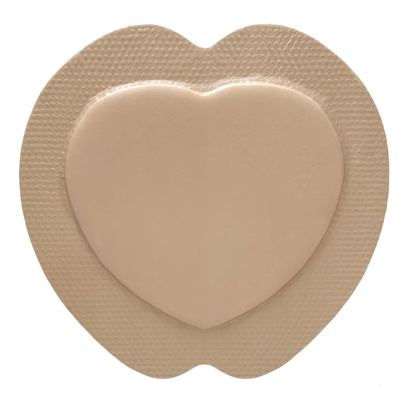 McKesson 5-Layer Foam Dressing 9"x9" Sacral With Border Waterproof Film Backing 4841 5 per Box