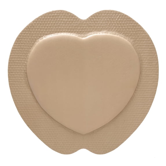 McKesson 5-Layer Foam Dressing 9"x9" Sacral With Border Waterproof Film Backing 4841 50 per Case