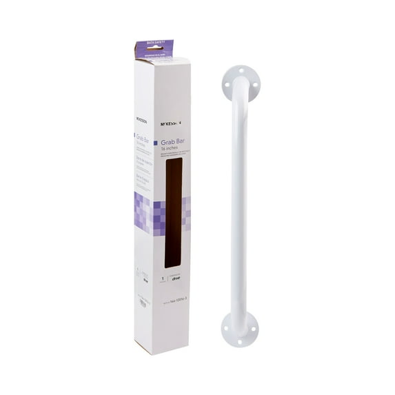 McKesson Grab Bar for Bathtubs and Shower Safety, Fall Prevention, 16 in, 3 Ct