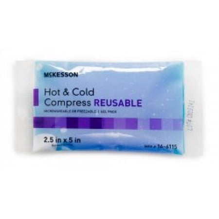 McKesson Hot & Cold Compress Reusable, 2.5 x 5 Inch, 150 Count