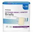 thumbnail image 1 of McKesson Incontinence Brief - Disposable, Overnight Absorbency, L/XL, 14 Count, 1 Pack, 1 of 12