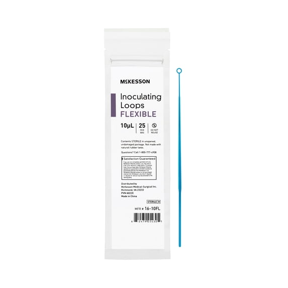 McKesson Inoculating Loop Sterile Disposable 16-10FL, 25 Ct