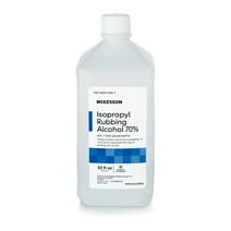 McKesson Isopropyl Rubbing Alcohol - First Aid Antiseptic, 32 oz, 1 count