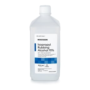 McKesson Isopropyl Rubbing Alcohol - First Aid Antiseptic, 32 oz, 1 count
