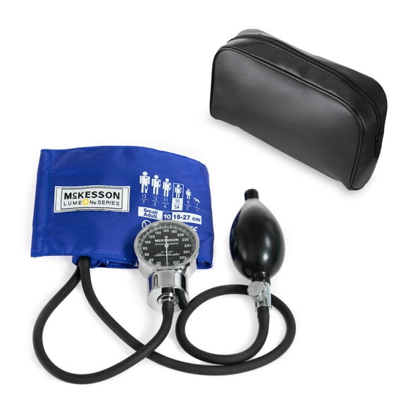 McKesson LUMEON Aneroid Sphygmomanometer, Blood Pressure with Cuff, Small, 1 Ct