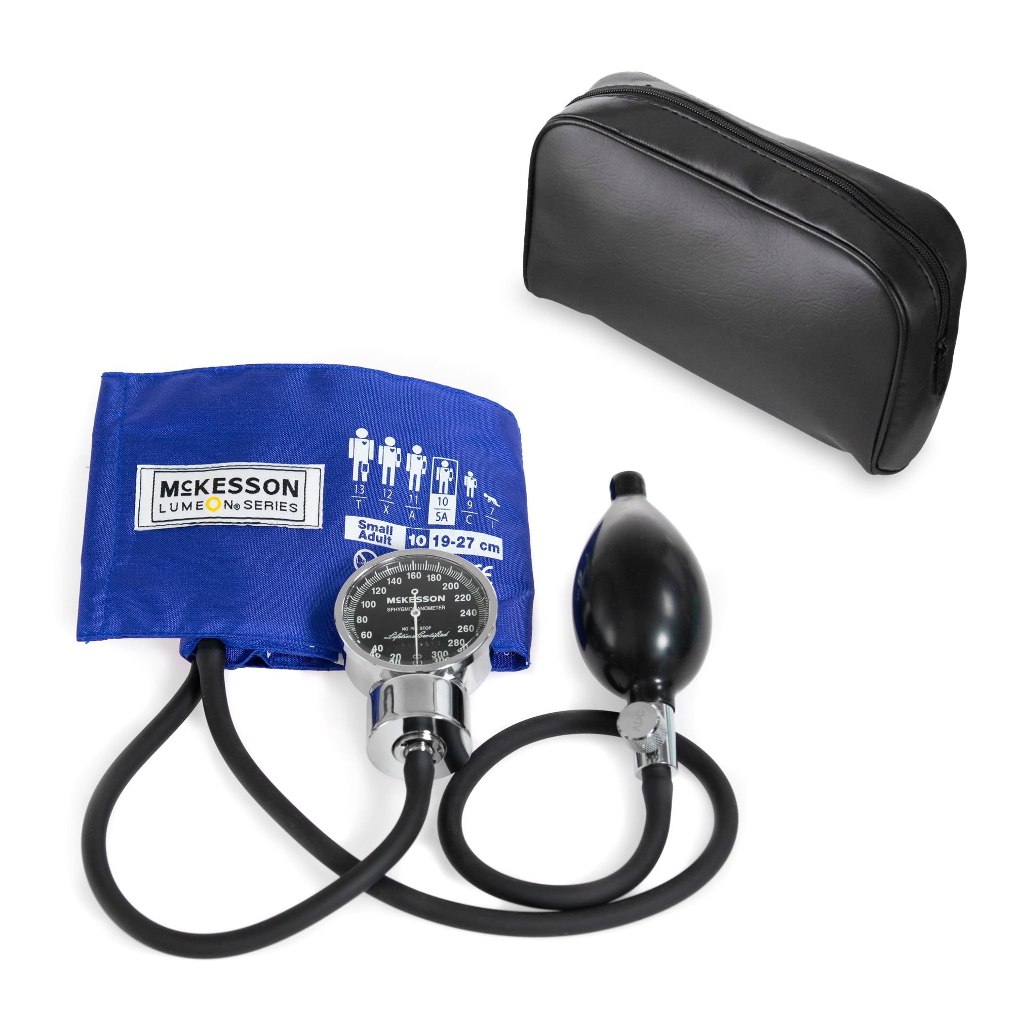 McKesson LUMEON Aneroid Sphygmomanometer, Blood Pressure with Cuff, Small, 20 Ct