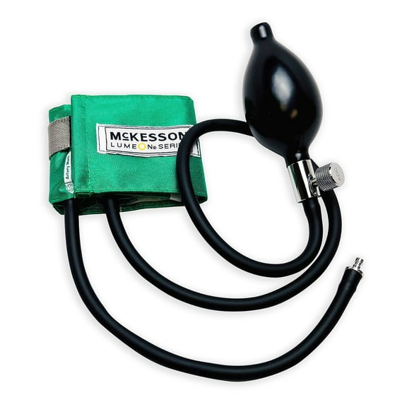 McKesson LUMEON Blood Pressure Inflation System for Children - Green, Small, 1 Ct