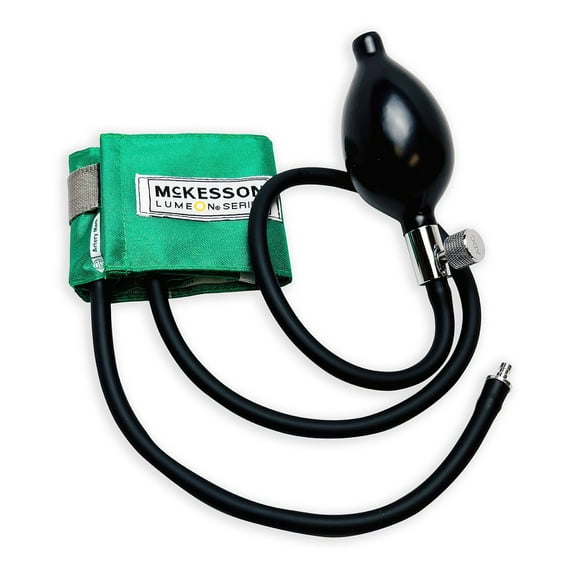 McKesson LUMEON Blood Pressure Inflation System for Children - Green, Small, 15 Ct