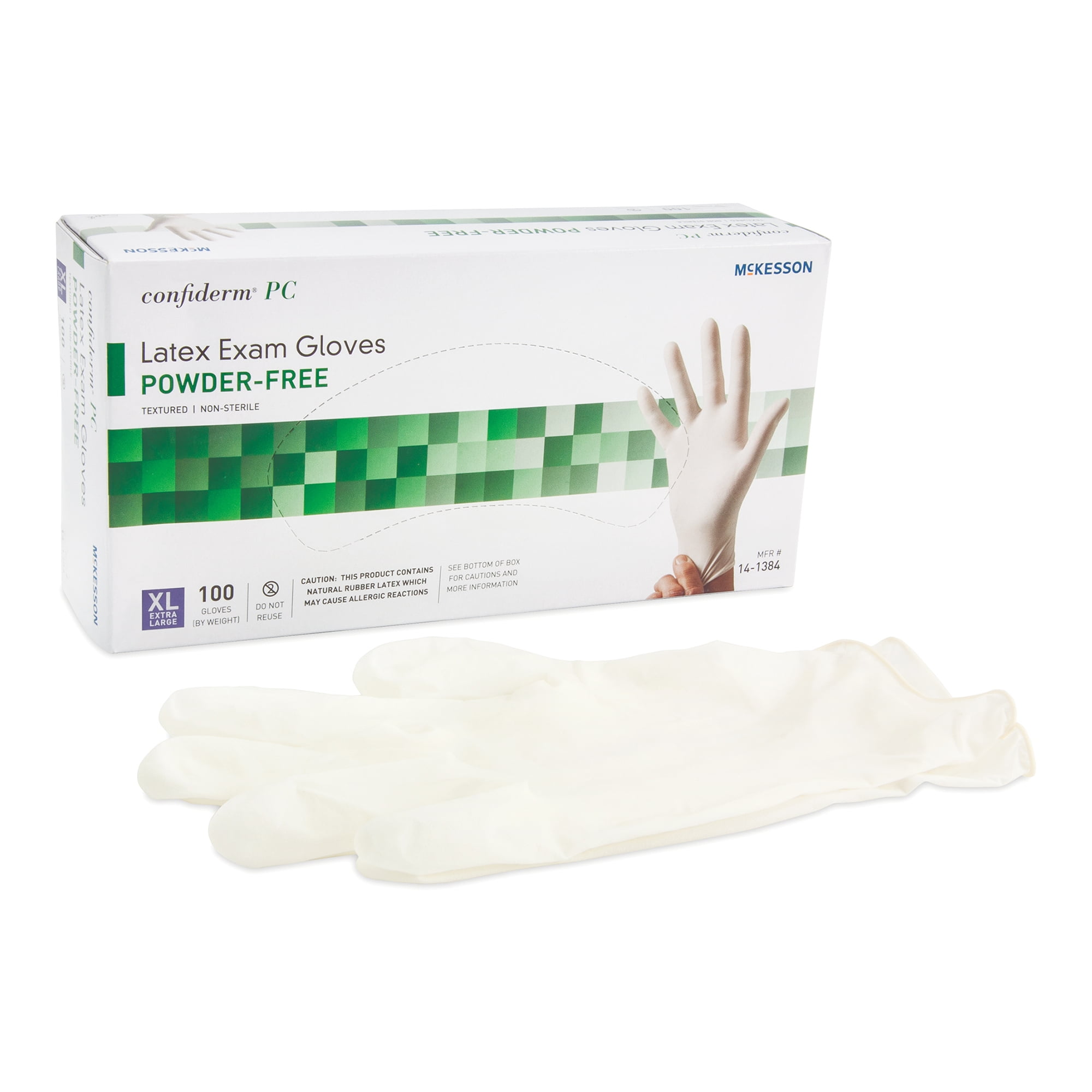 McKesson Latex Exam Gloves, PowderFree Disposable Medical Gloves