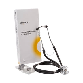 McKesson Lumeon Sprague Rappaport Stethoscope for Medical Use - Black, 1 Ct