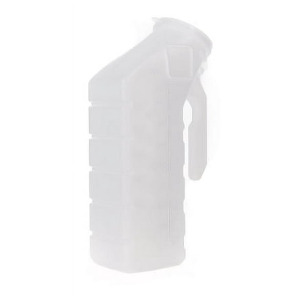 McKesson Male Urinal 32 oz. / 1000 mL With Cover Single Patient Use Pack of 6