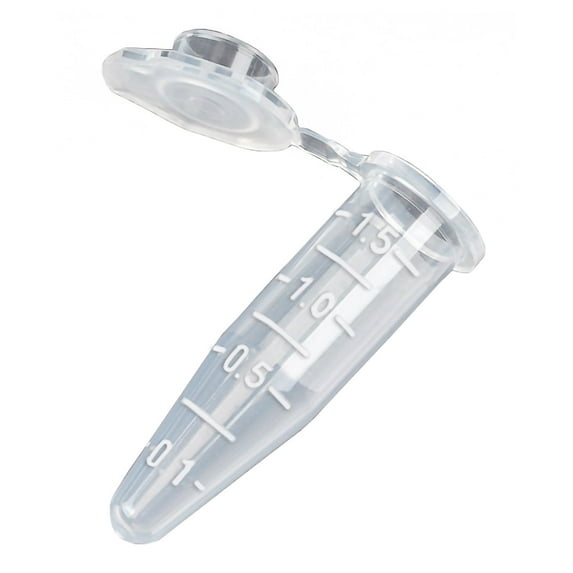 McKesson Microcentrifuge Tubes, Plastic - Conical Bottom - Clear, 1.5 mL, 500 Ct