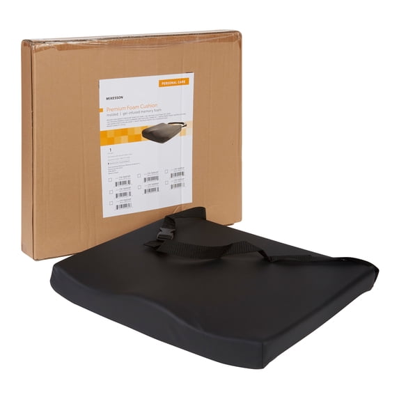 McKesson Molded Foam Contoured Seat Cushion 22 W X 18 L X 3 D Inch For Wheelchairs 170-76005SP