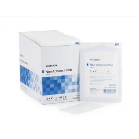 McKesson Non-Adherent Pad, 2 x 3 Inch, 1200 Count