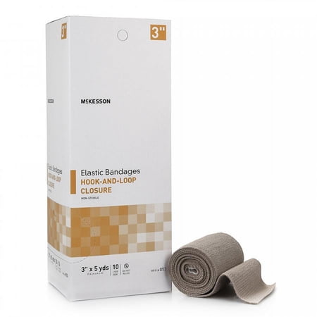 McKesson Nonsterile Elastic Bandage, 3 Inch x 5 Yard, 10 Count