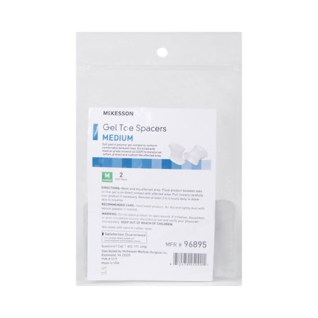 McKesson Opaque Toe Spacer Medium 96895, 2 Ct