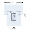 thumbnail image 1 of McKesson Orthopedic Drape Blue 114 W X 88 W X 126 L Inch 183-I80-09157G-S, 1 of 1