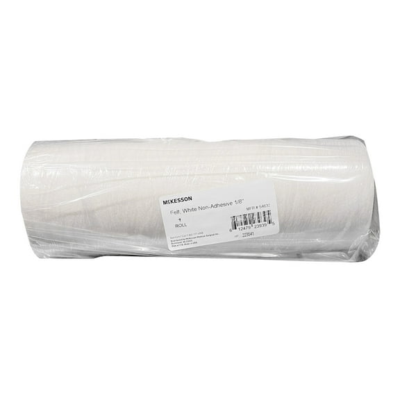 McKesson Orthopedic Felt Roll - Non-Adhesive Wound Padding, 12 in x 7 yd, 1 Count, 1 Pack