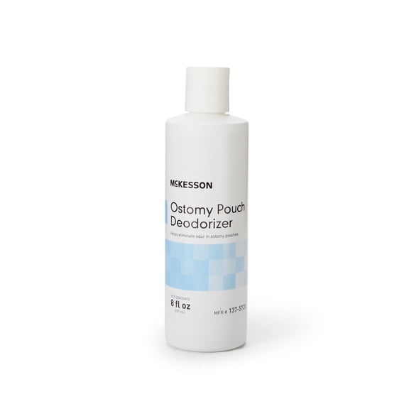 McKesson Ostomy Pouch Deodorizer, Unscented - Squeeze Bottle, 8 oz, 1 Count, 1 Pack