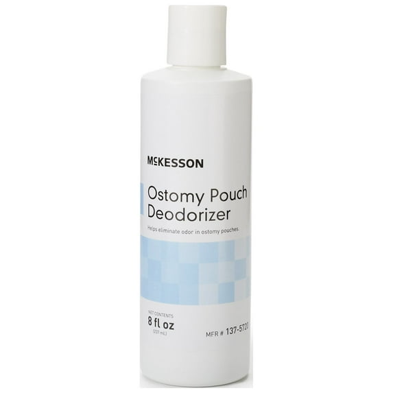 McKesson Ostomy Pouch Deodorizer, Unscented - Squeeze Bottle, 8 oz, 1 Count, 6 Packs, 6 Total