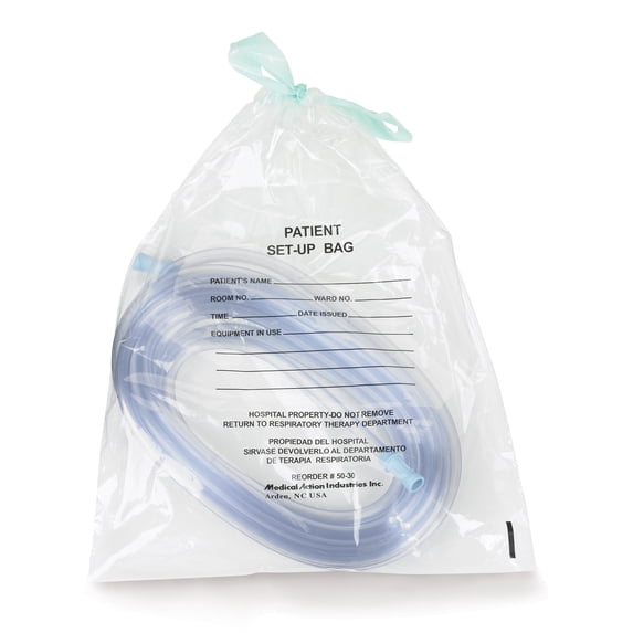 McKesson PULL-TITE Storage Bags for Respiratory Equipment - 12 in x 16 in, 500 Count