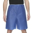 thumbnail image 1 of McKesson Patient Exam Shorts, Disposable - Non-Woven Material, Elastic Waist, Blue - Fits 38 in to 48 in Waist, Size XL, 25 Count, 1 of 9