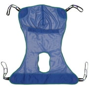 McKesson Patient Lift Sling with Commode Opening, Full Body, Mesh - Large, 1 Ct
