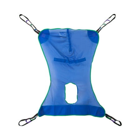 McKesson Patient Lift Sling with Commode Opening, Full Body, Mesh - XL, 1 Ct