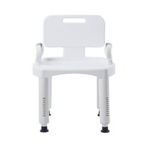 McKesson Plastic Bath Bench with Removable Back, 21.25" Seat Width, 350 lbs Weight Capacity, 1 Ct