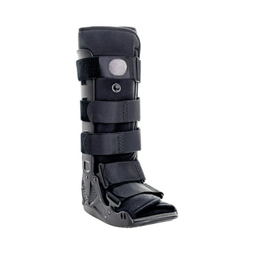 McKesson Pneumatic Walking Boot Surgical Shoe for Ankle Sprain or Leg Injury - Left or Right Foot, Large, 1 Ct