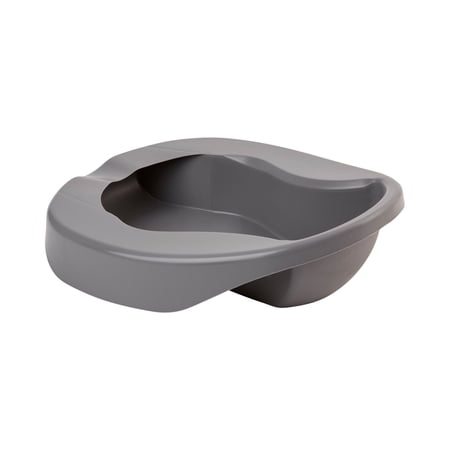 McKesson Pontoon Bedpan, Graphite, 20 Pack