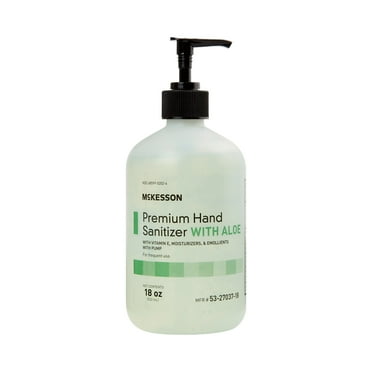 McKesson Premium Hand Sanitizer Gel with Aloe, Spring Water Scent, 18 oz, 1 Count, 1 Pack