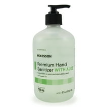 McKesson Premium Hand Sanitizer Gel with Aloe, Spring Water Scent, 18 oz, 1 Count, 1 Pack