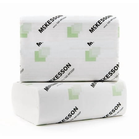McKesson Premium Multifold Paper Towel, White, 250 Sheets