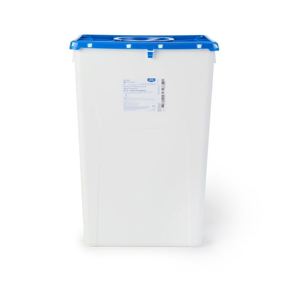 McKesson Prevent Pharmaceutical Sharps Container, Premium - Plastic, 18 gal, 1 Ct